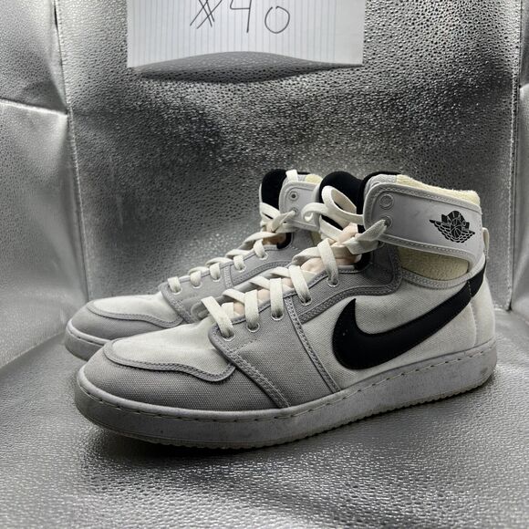 Size 12- Jordan 1 Retro AJKO White/Black/Gray Fog/Sail D05047-100 - Picture 1 of 8